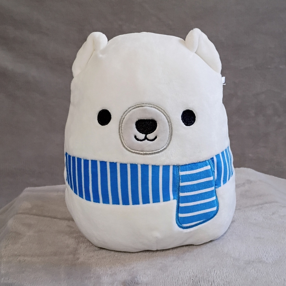 Kellytoy Squishmallow Christmas Squad Polar Bear 8"